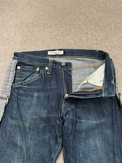 SS08 Undercover Fringe Tassel Lightning Bolt Denim Jeans