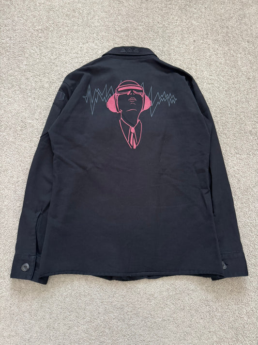 SS06 Undercover "Chuut/T" Music Wave Klaus Military Patch Shirt