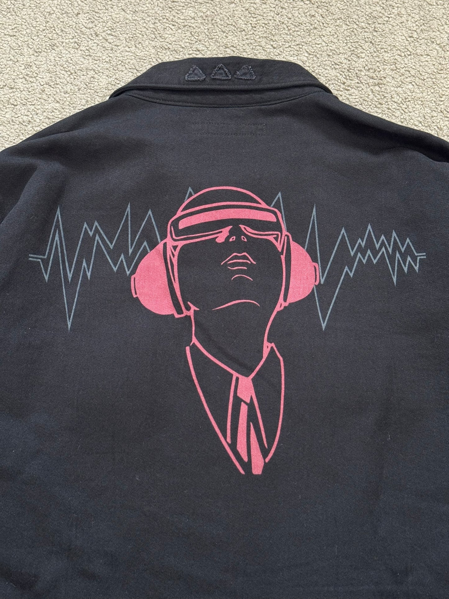 SS06 Undercover "Chuut/T" Music Wave Klaus Military Patch Shirt
