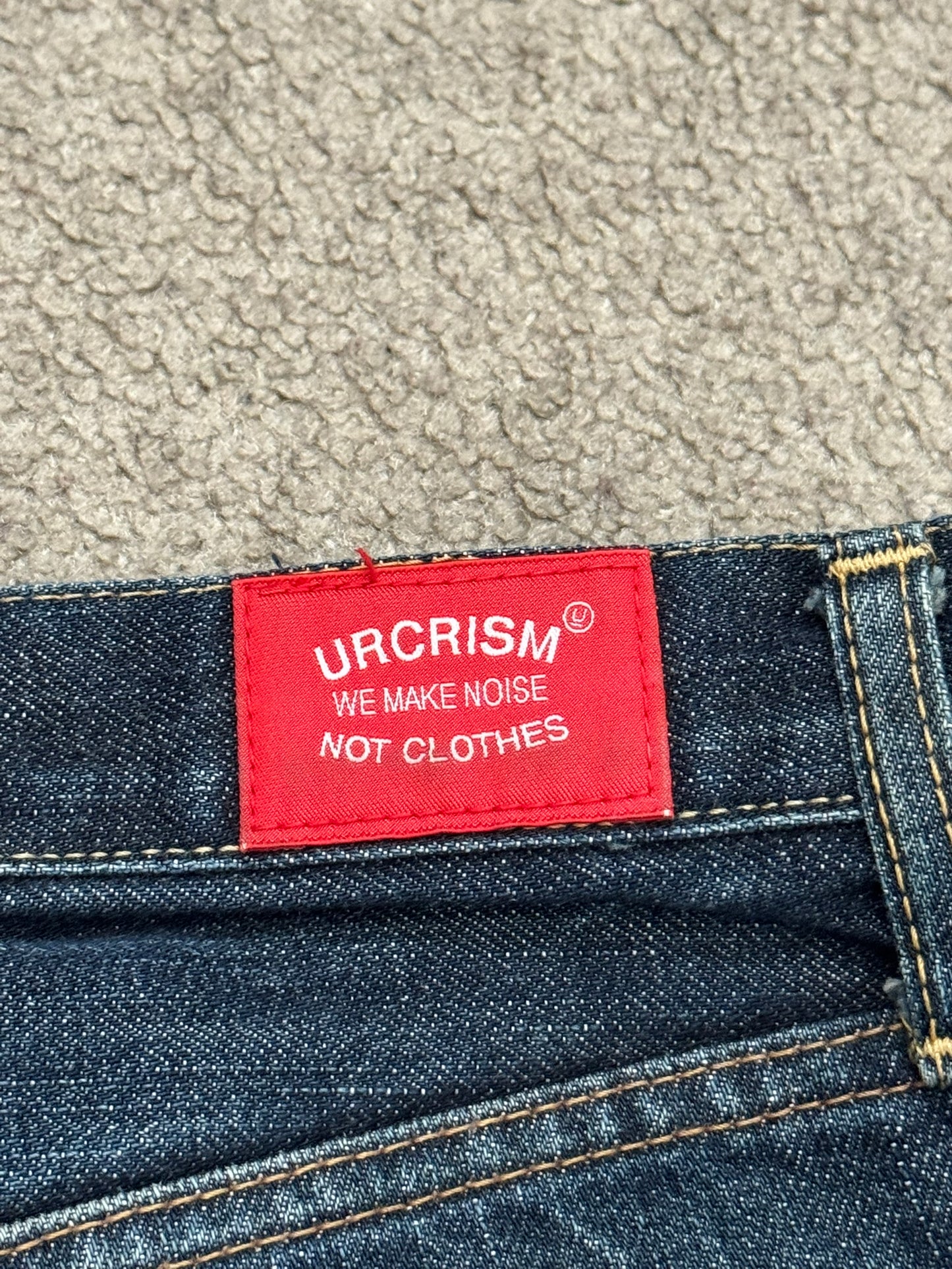 SS08 Undercover Fringe Tassel Lightning Bolt Denim Jeans