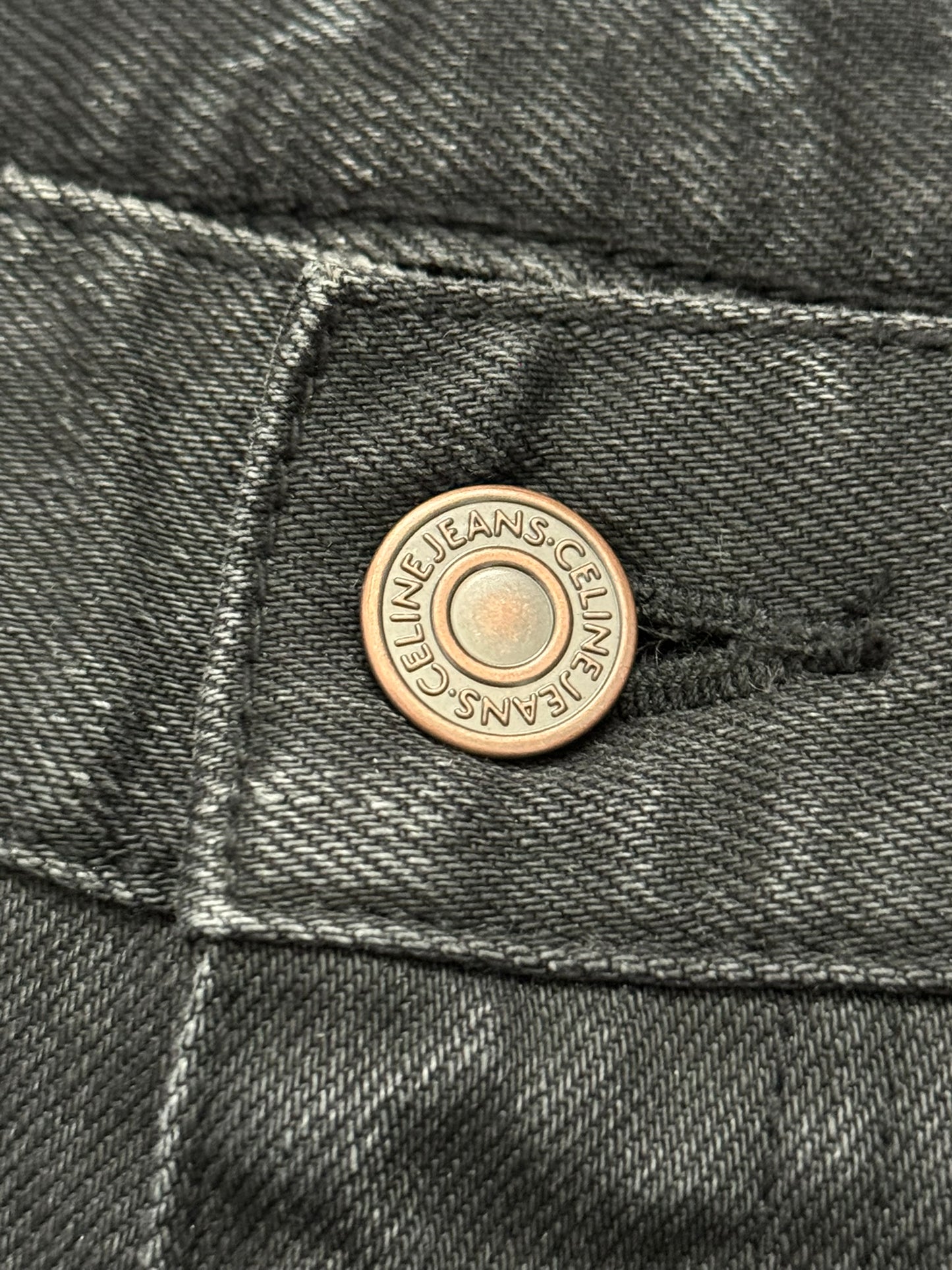 Celine by Hedi Slimane SK_003 Faded Black Denim Jeans