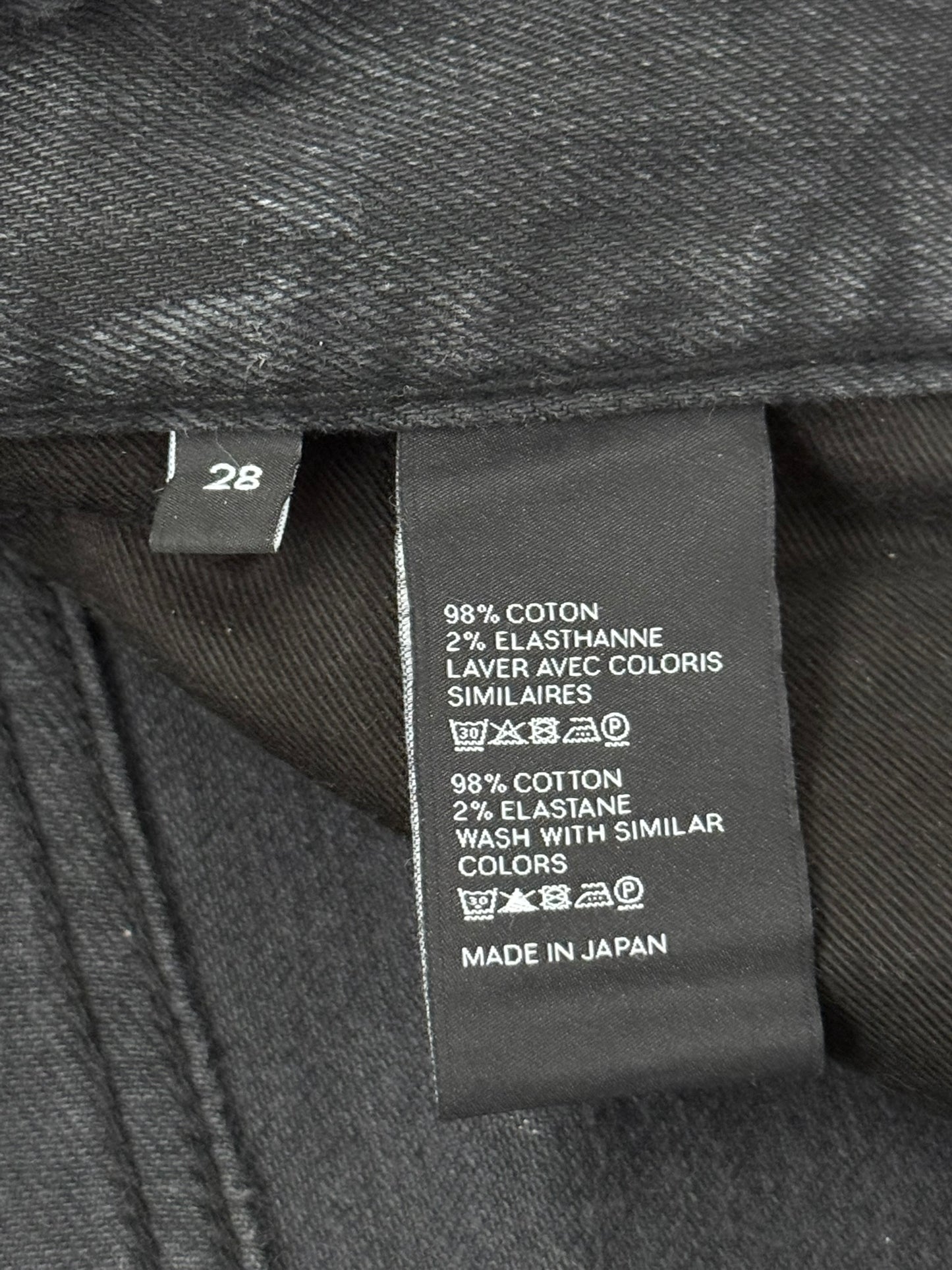 Celine by Hedi Slimane SK_003 Faded Black Denim Jeans