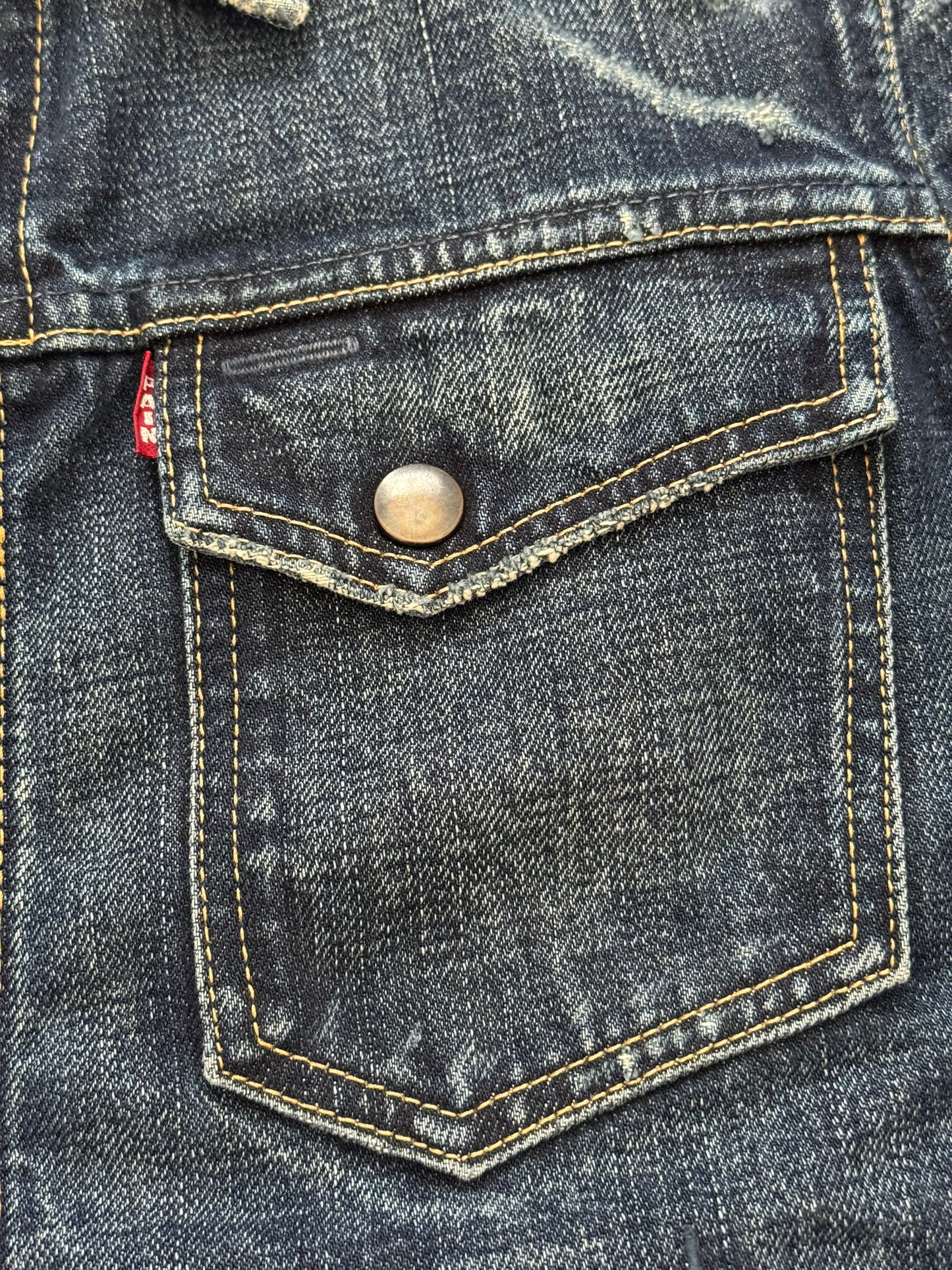 SS07 Number (N)ine "About A Boy" Pain Dirty Blue Denim Jacket