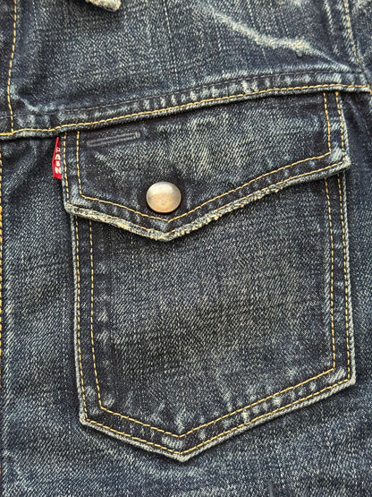 SS07 Number (N)ine "About A Boy" Pain Dirty Blue Denim Jacket