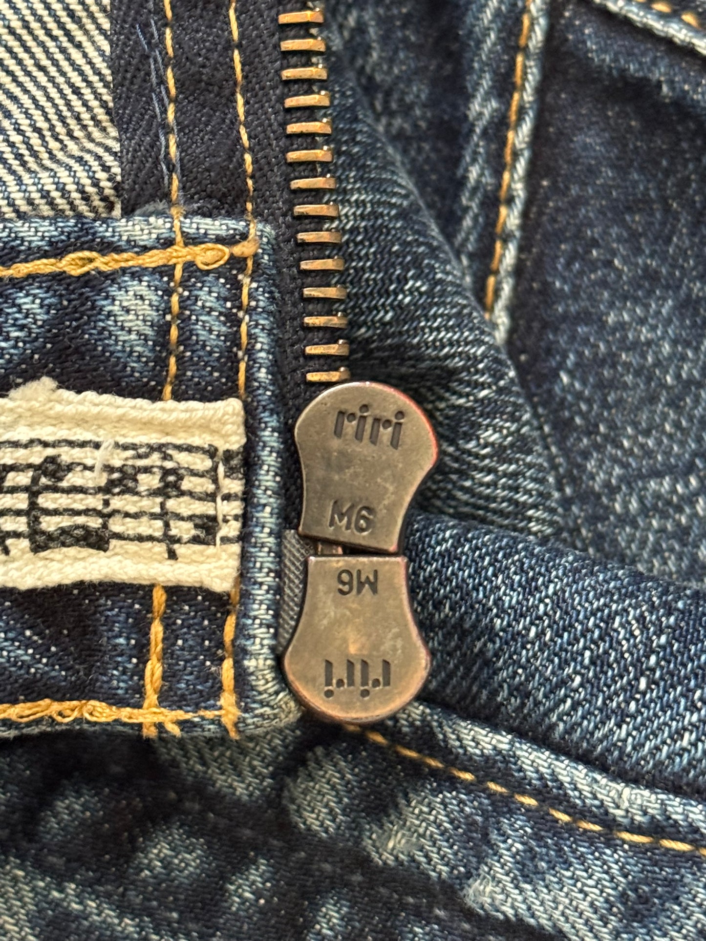 SS07 Number (N)ine "About A Boy" Pain Dirty Blue Denim Jacket
