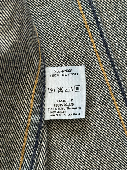 SS07 Number (N)ine "About A Boy" Pain Dirty Blue Denim Jacket