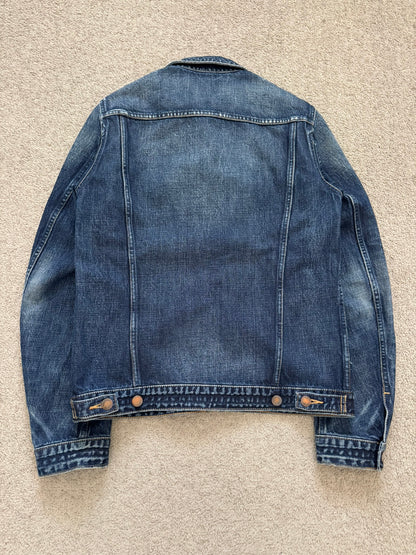 SS07 Number (N)ine "About A Boy" Pain Dirty Blue Denim Jacket