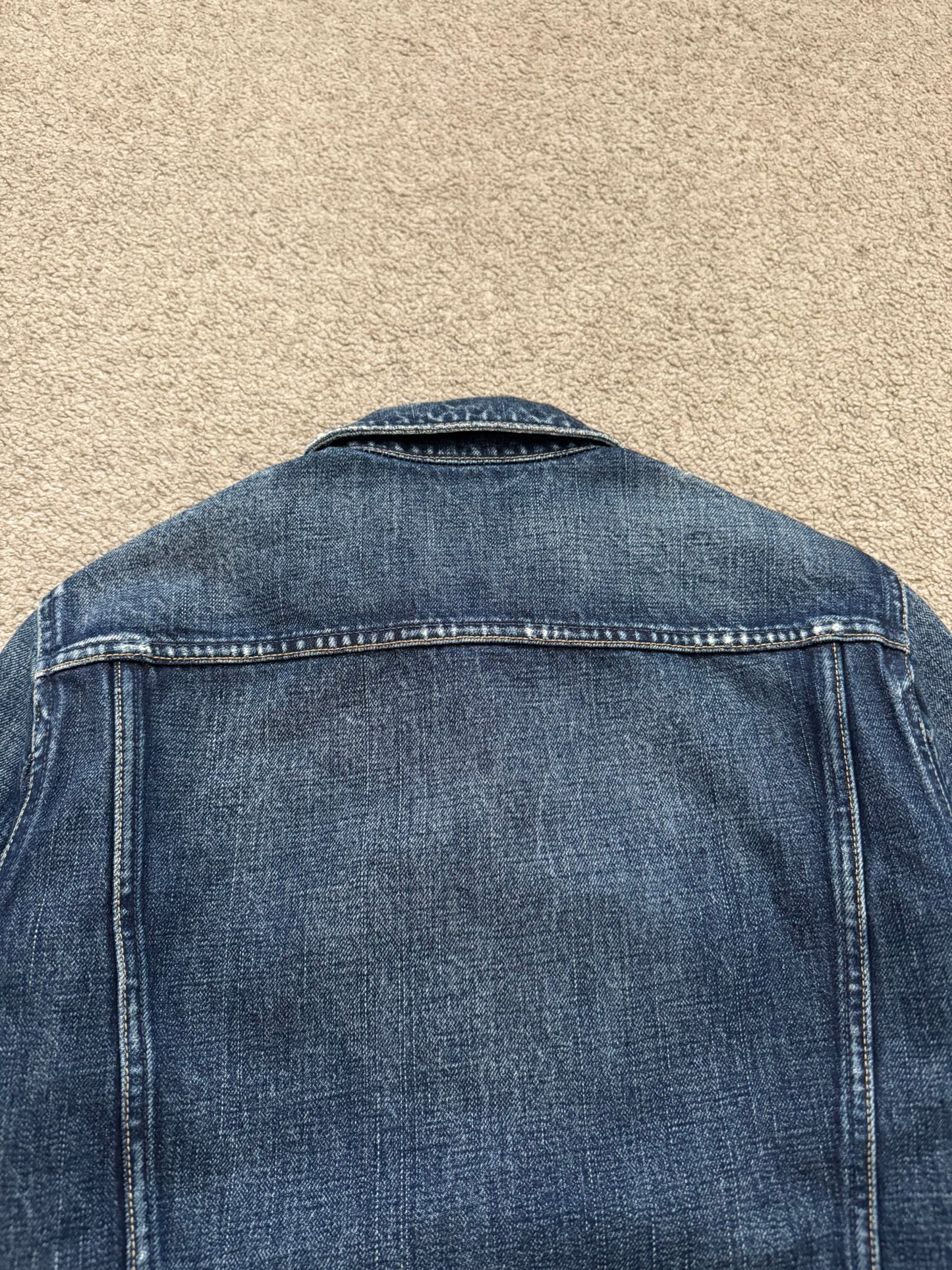 SS07 Number (N)ine "About A Boy" Pain Dirty Blue Denim Jacket