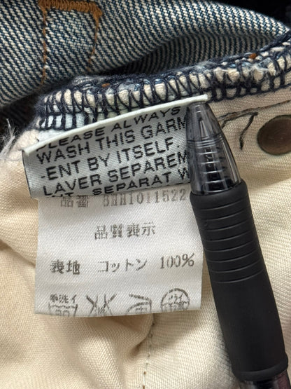 AW06 Dior Homme by Hedi Slimane MIJ Clawmark Washed Denim Jeans