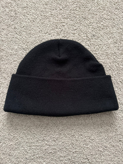 Chrome Hearts Black Embroidered Logo Beanie