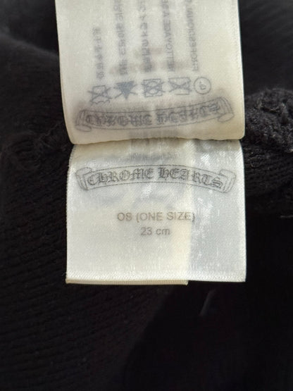 Chrome Hearts Black Embroidered Logo Beanie