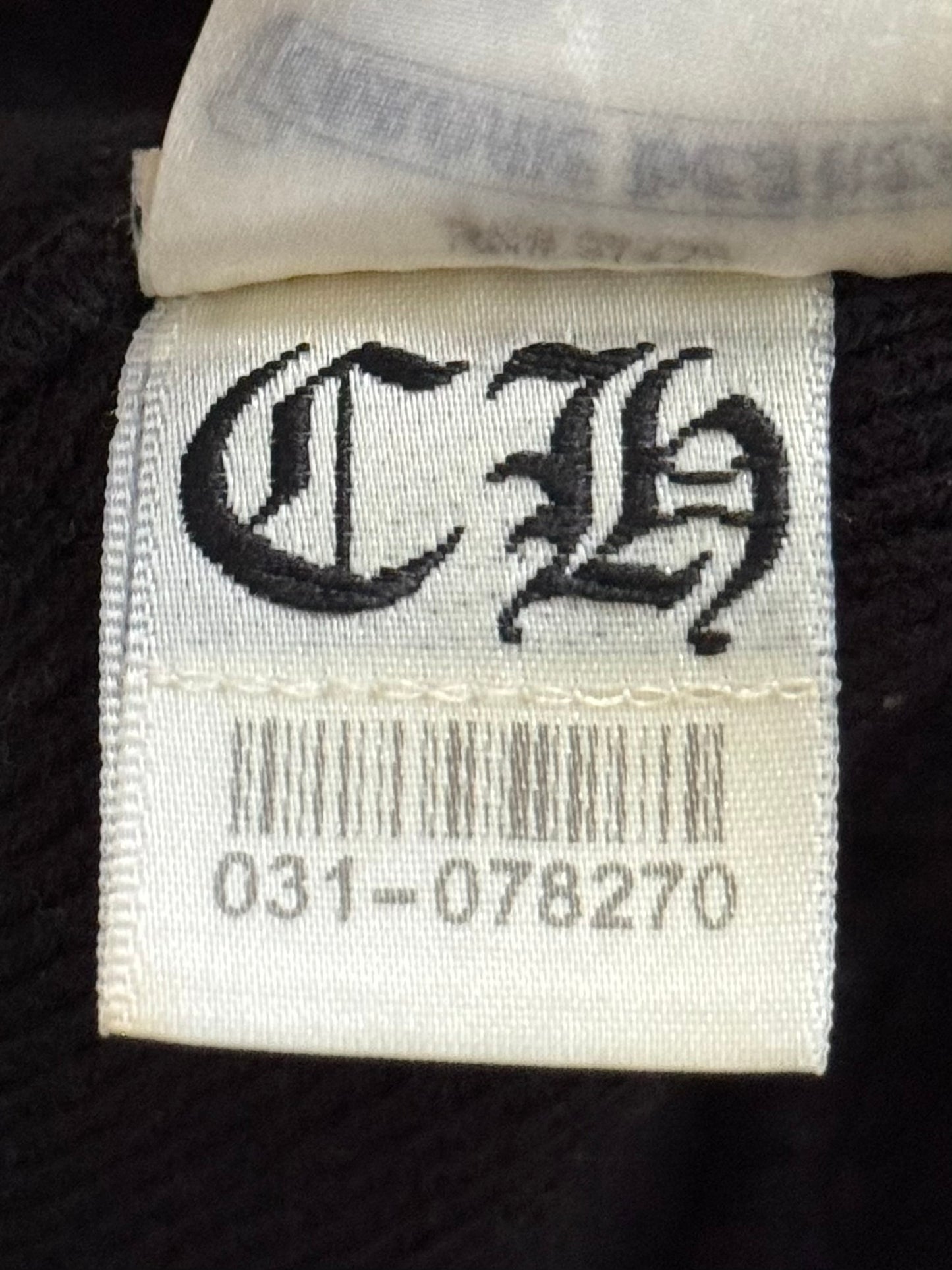 Chrome Hearts Black Embroidered Logo Beanie