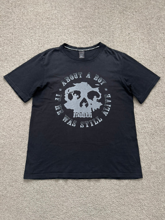 SS07 Number (N)ine "About A Boy" Skull Graphic T Shirt