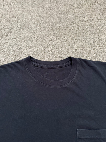 Chrome Hearts Scroll Logo "USA" Maltese Cross Pocket T Shirt