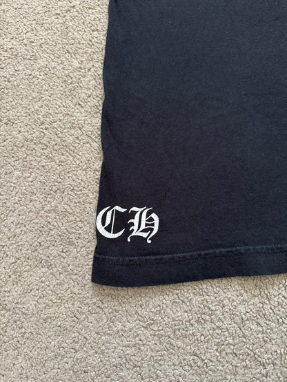 Chrome Hearts Scroll Logo "USA" Maltese Cross Pocket T Shirt
