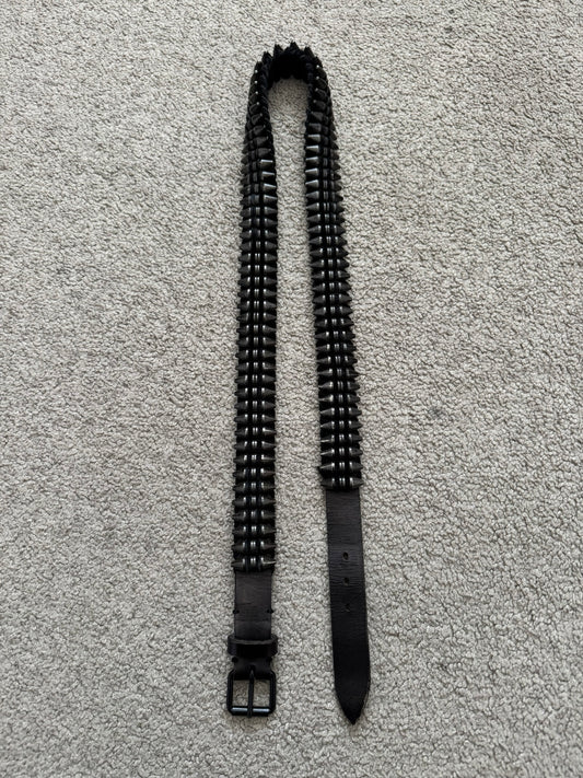 AW10 Balmain by Christophe Decarnin Gunmetal Bullet Belt