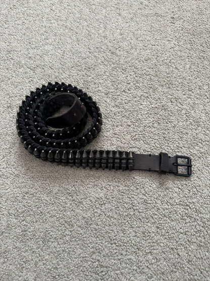 AW10 Balmain by Christophe Decarnin Gunmetal Bullet Belt