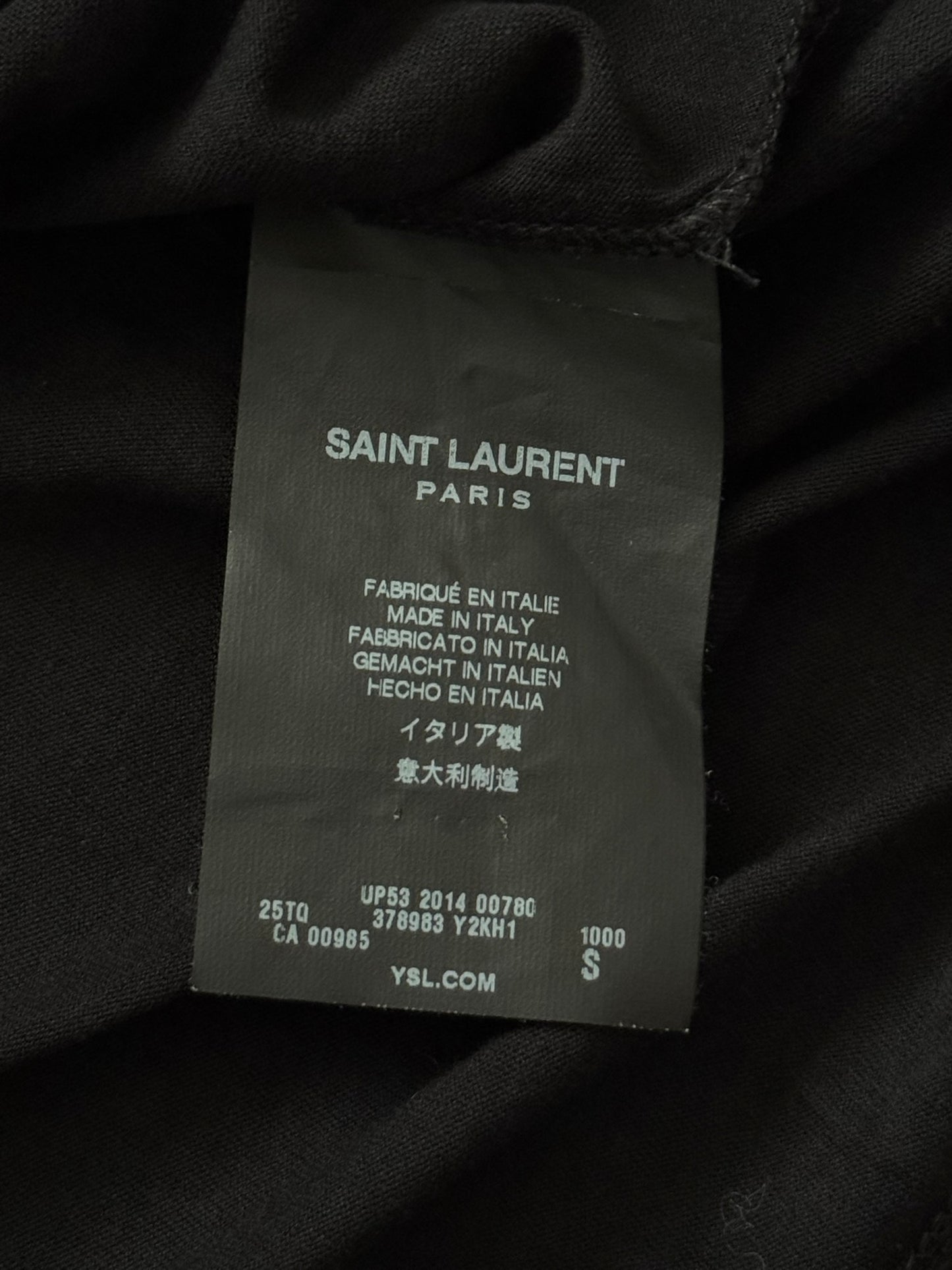 SS15 Saint Laurent by Hedi Slimane Blood Luster T Shirt