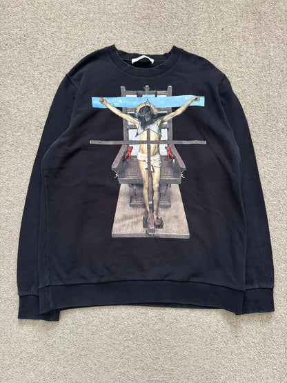 SS16 Givenchy by Riccardo Tisci Jesus Christ Cross Sweatshirt