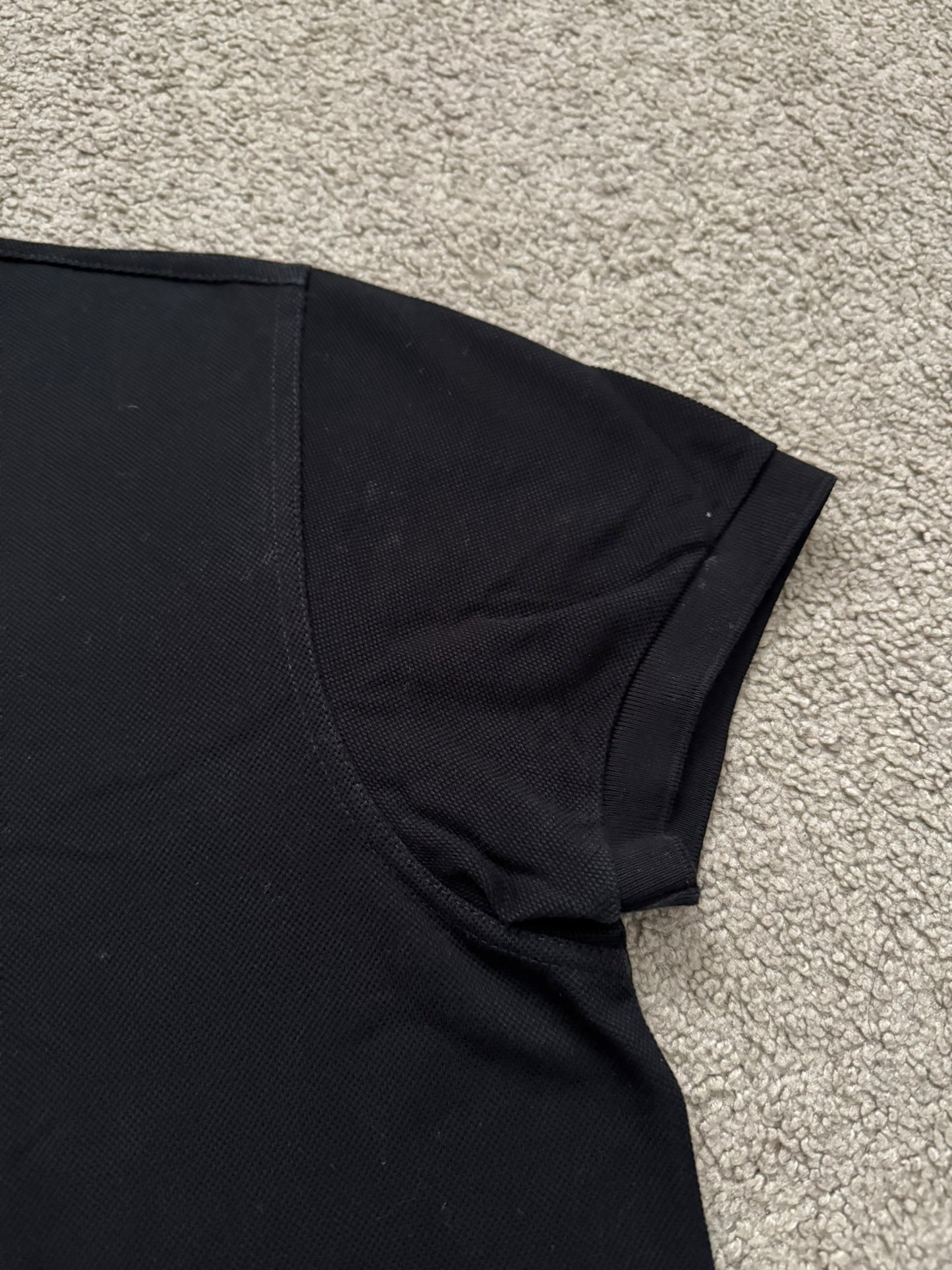 FW15 Saint Laurent by Hedi Slimane Collarless Polo Shirt