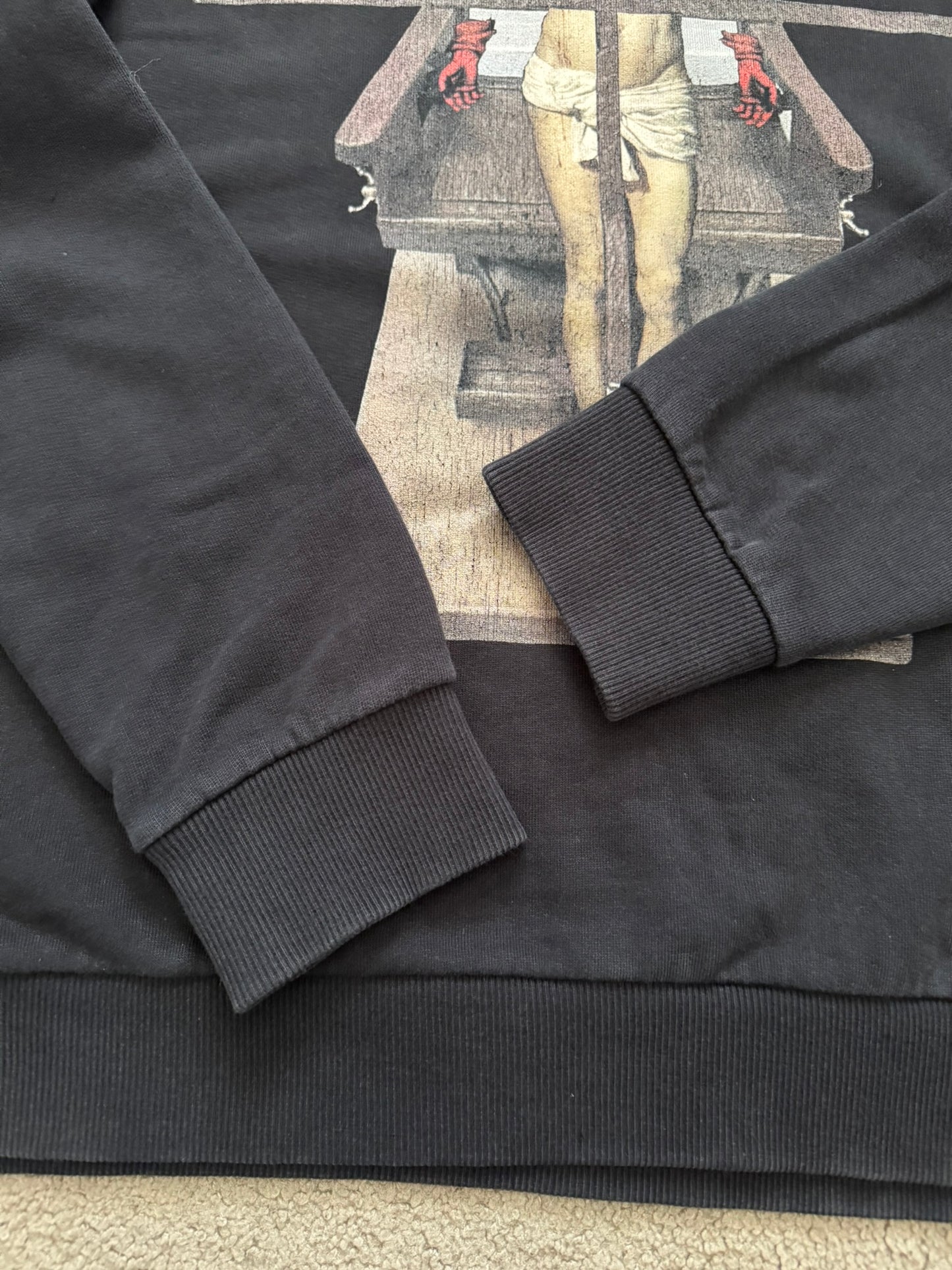 SS16 Givenchy by Riccardo Tisci Jesus Christ Cross Sweatshirt