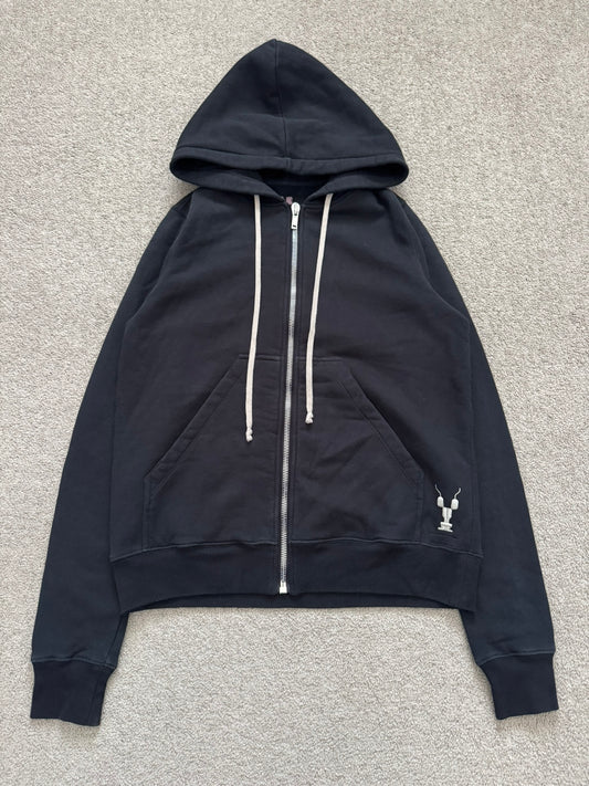 SS17 Rick Owens DRKSHDW "Gym Logo" Felpa Jason Zip Up Hoodie