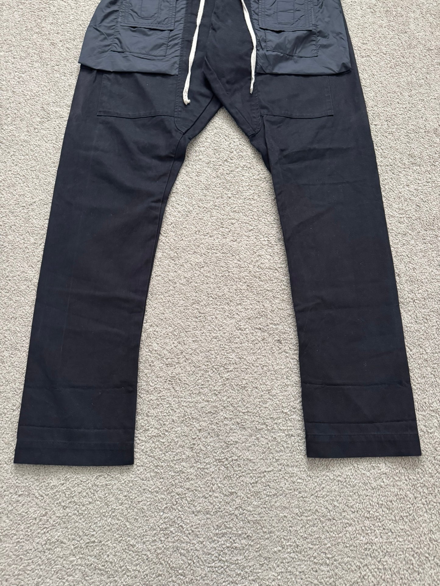 FW20 Rick Owens DRKSHDW Black Hybrid Creatch Cargo Pants