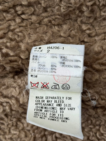 FW11 Undercover Faded Sherpa Hooded Trucker Jacket