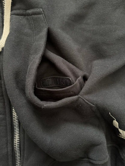 SS17 Rick Owens DRKSHDW "Gym Logo" Felpa Jason Zip Up Hoodie