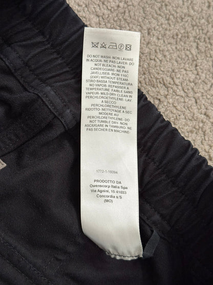 FW20 Rick Owens DRKSHDW Black Hybrid Creatch Cargo Pants