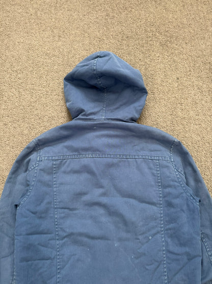 FW11 Undercover Faded Sherpa Hooded Trucker Jacket