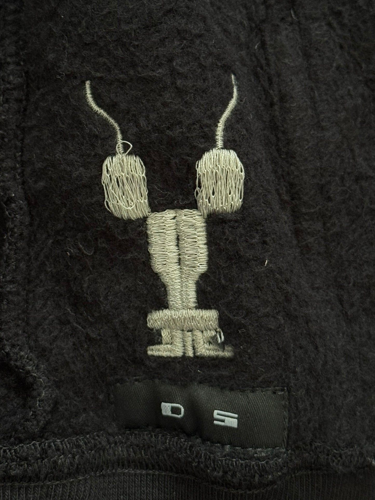 SS17 Rick Owens DRKSHDW "Gym Logo" Felpa Jason Zip Up Hoodie
