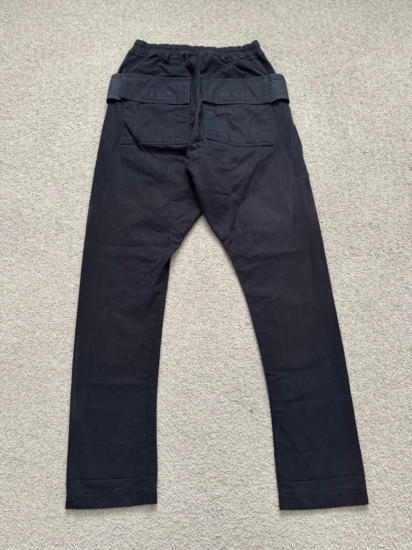 FW20 Rick Owens DRKSHDW Black Hybrid Creatch Cargo Pants
