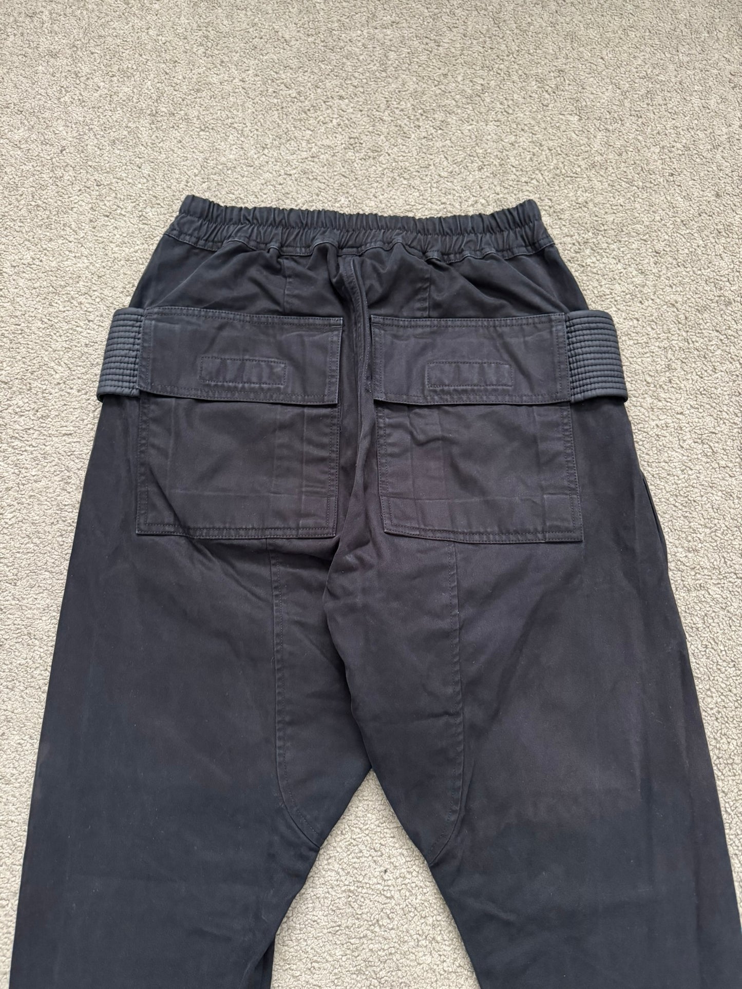 FW20 Rick Owens DRKSHDW Black Hybrid Creatch Cargo Pants