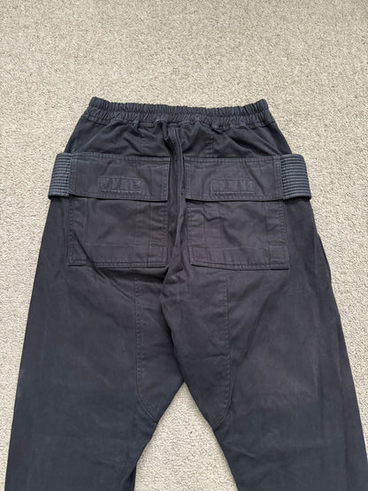 FW20 Rick Owens DRKSHDW Black Hybrid Creatch Cargo Pants