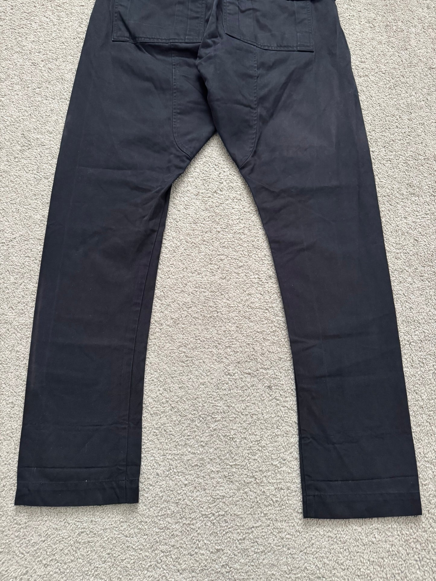 FW20 Rick Owens DRKSHDW Black Hybrid Creatch Cargo Pants