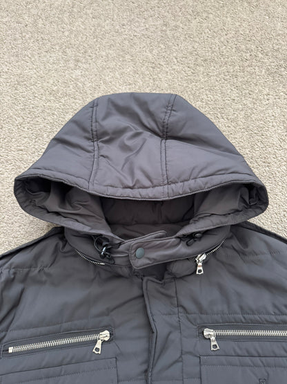 AW07 Undercover "Knit" Military Cargo Zipper Puffer Jacket