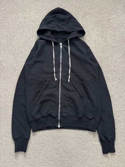 SS17 Rick Owens DRKSHDW Black Felpa Jason Zip Up Hoodie