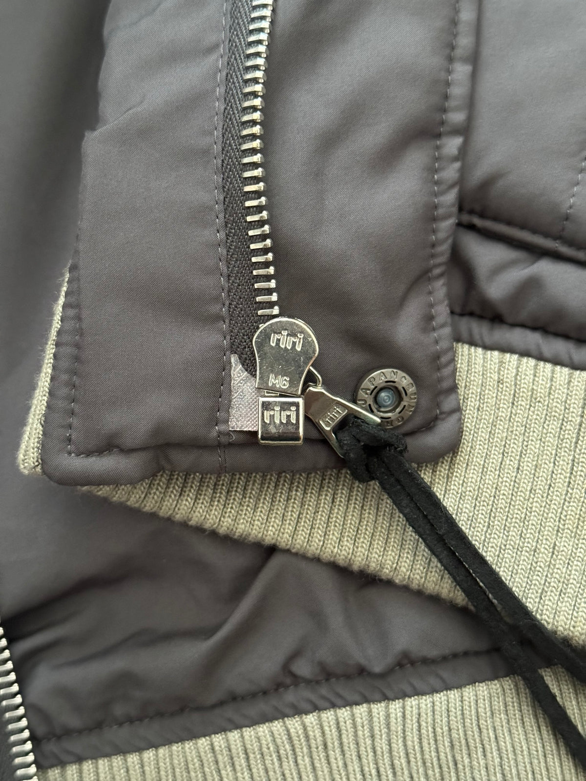 AW07 Undercover "Knit" Military Cargo Zipper Puffer Jacket