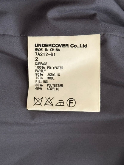 AW07 Undercover "Knit" Military Cargo Zipper Puffer Jacket