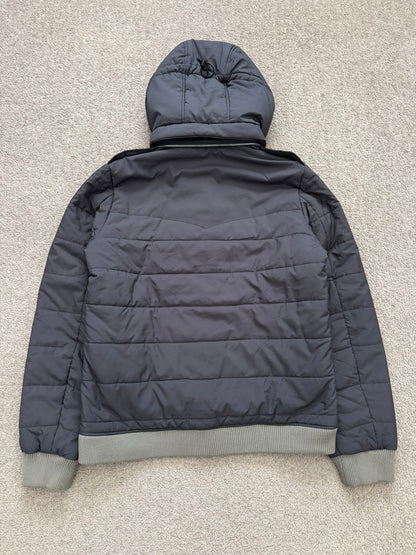 AW07 Undercover "Knit" Military Cargo Zipper Puffer Jacket