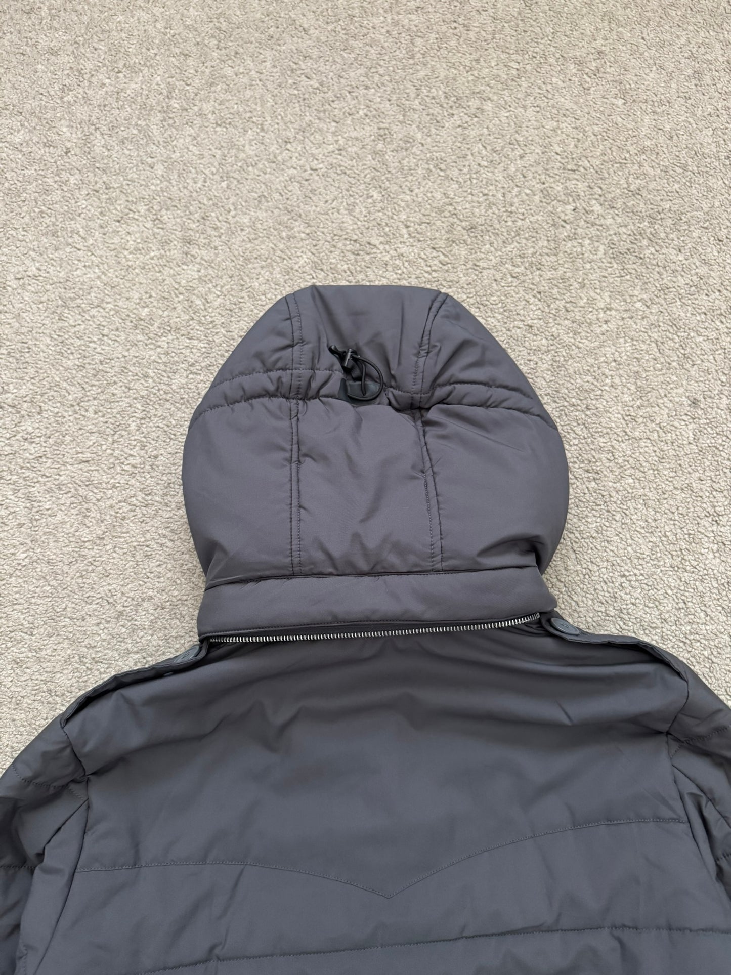 AW07 Undercover "Knit" Military Cargo Zipper Puffer Jacket
