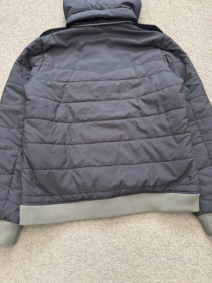 AW07 Undercover "Knit" Military Cargo Zipper Puffer Jacket