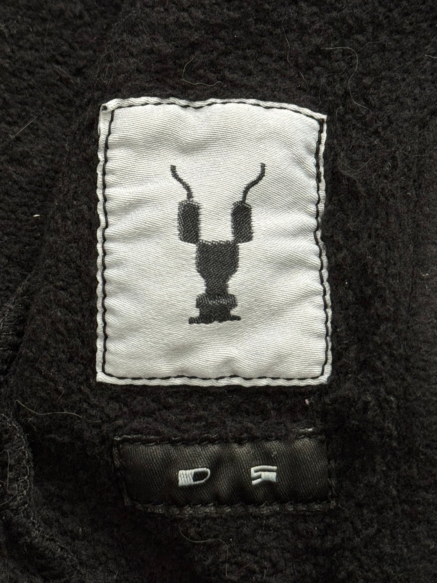 SS17 Rick Owens DRKSHDW Black Felpa Jason Zip Up Hoodie