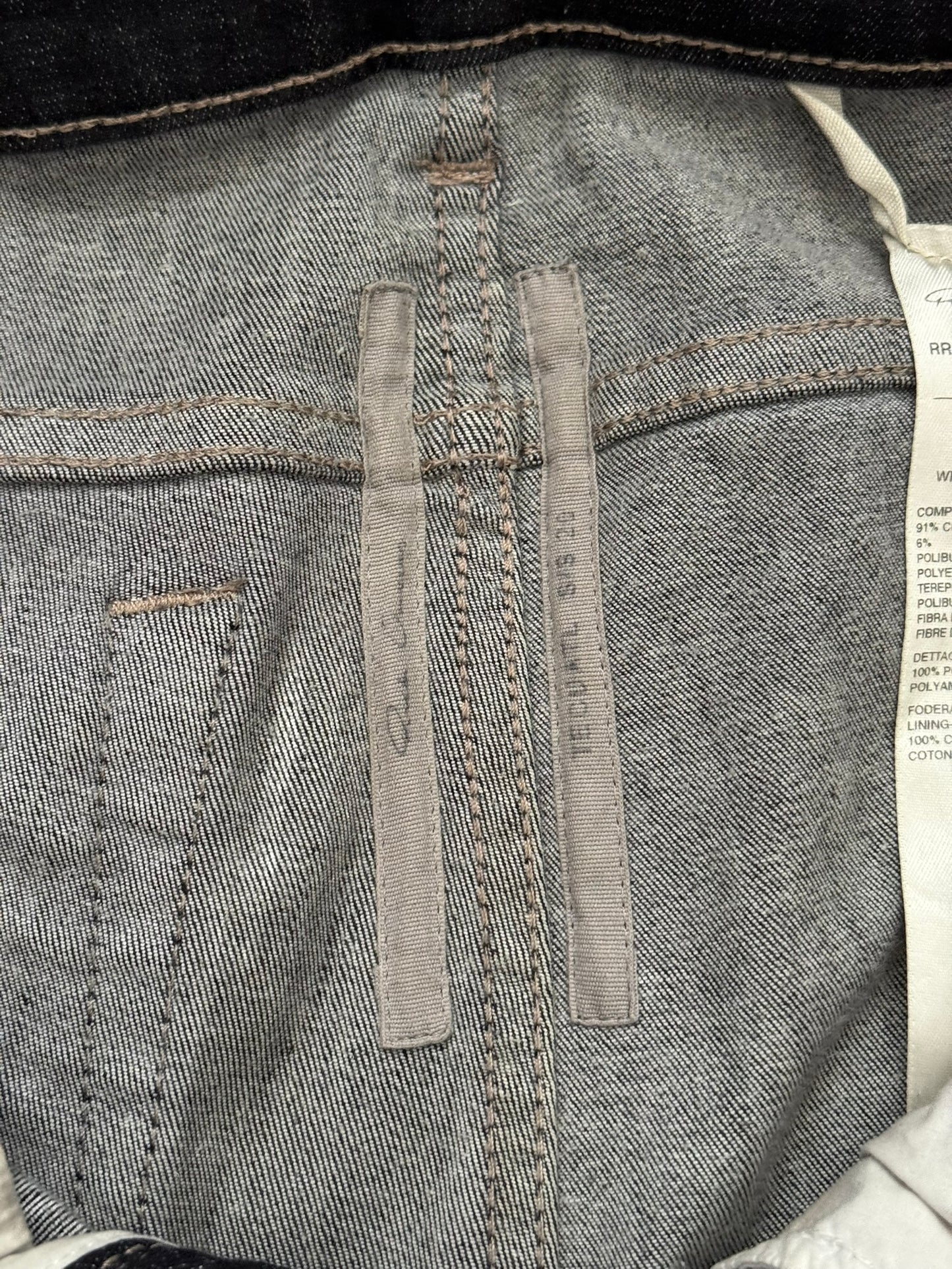 SS20 Rick Owens Mainline Hybrid Collage Tyrone Denim Jeans