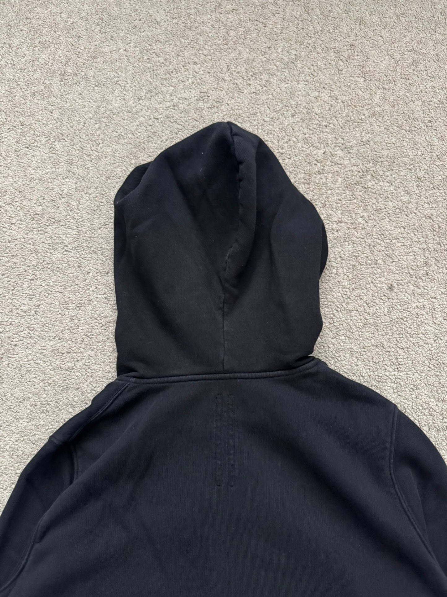 SS17 Rick Owens DRKSHDW Black Felpa Jason Zip Up Hoodie