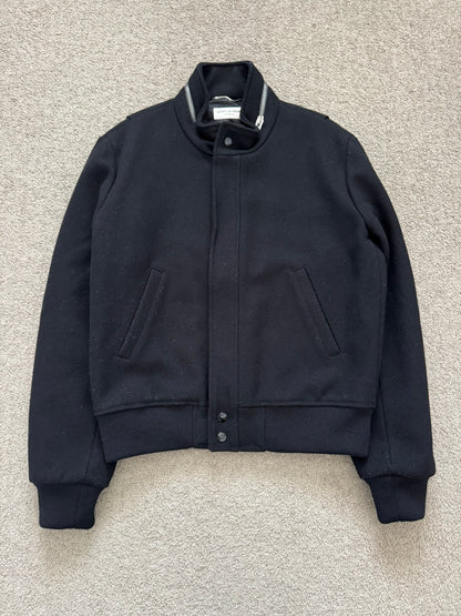 FW15 Saint Laurent by Hedi Slimane Zip Collar Wool Teddy Jacket