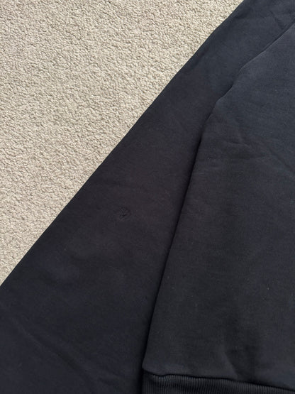 SS20 Balenciaga "Mode" Black Raglan Pullover Hoodie