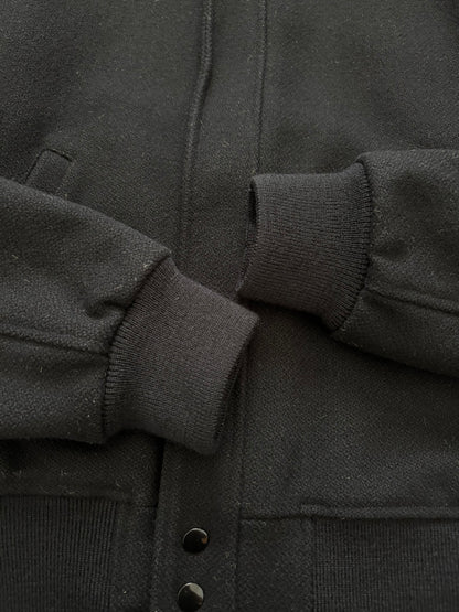 FW15 Saint Laurent by Hedi Slimane Zip Collar Wool Teddy Jacket