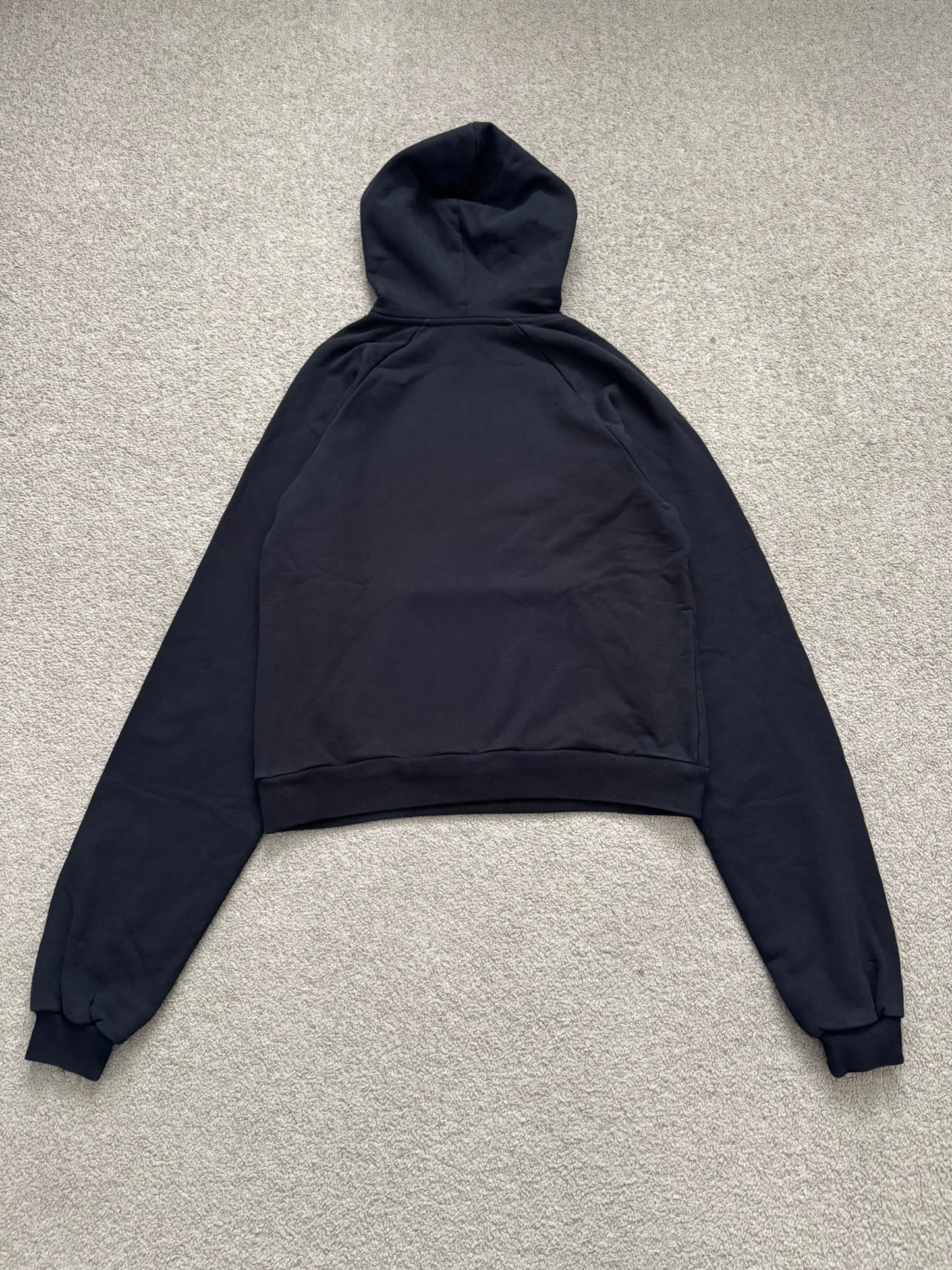 SS20 Balenciaga "Mode" Black Raglan Pullover Hoodie